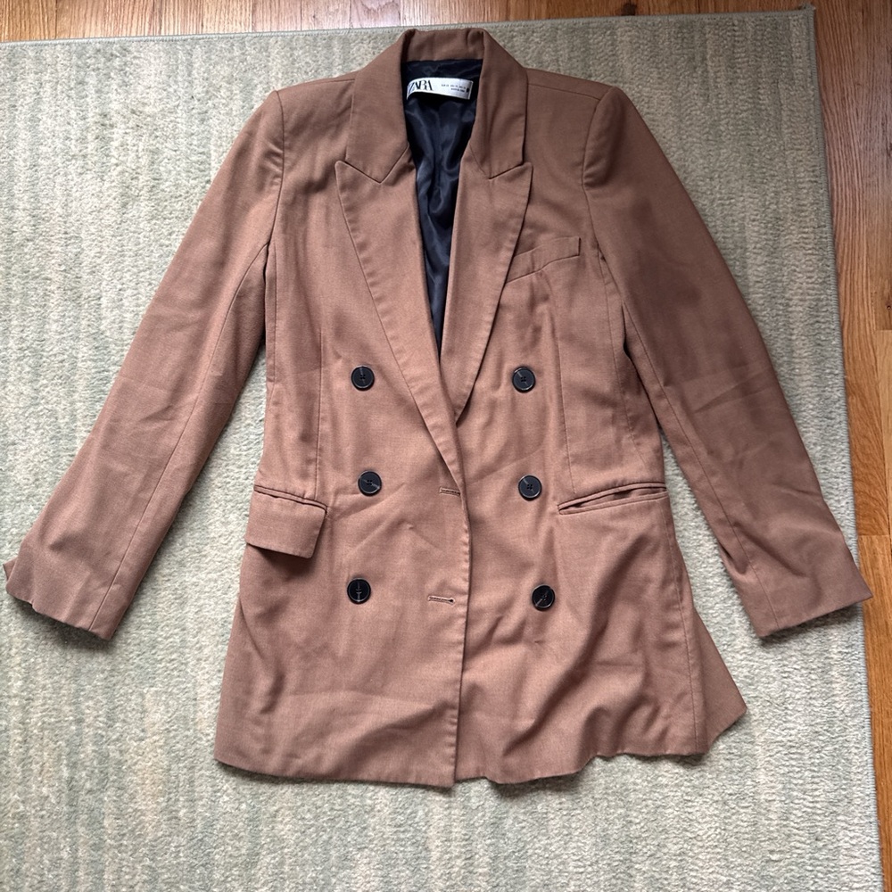 Zara Double Breasted Blazer